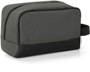 Toilette da viaggio per uomini, sacchetto da barba appeso, organizzatore di toilette, piccola toilette da viaggio (verde)