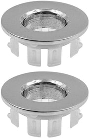 Copertura di drenaggio per lavabo 2 pezzi - Anello di drenaggio per lavabo - Realizzato in rame - Resistente alla corrosione - Installazione semplice - Misura universale