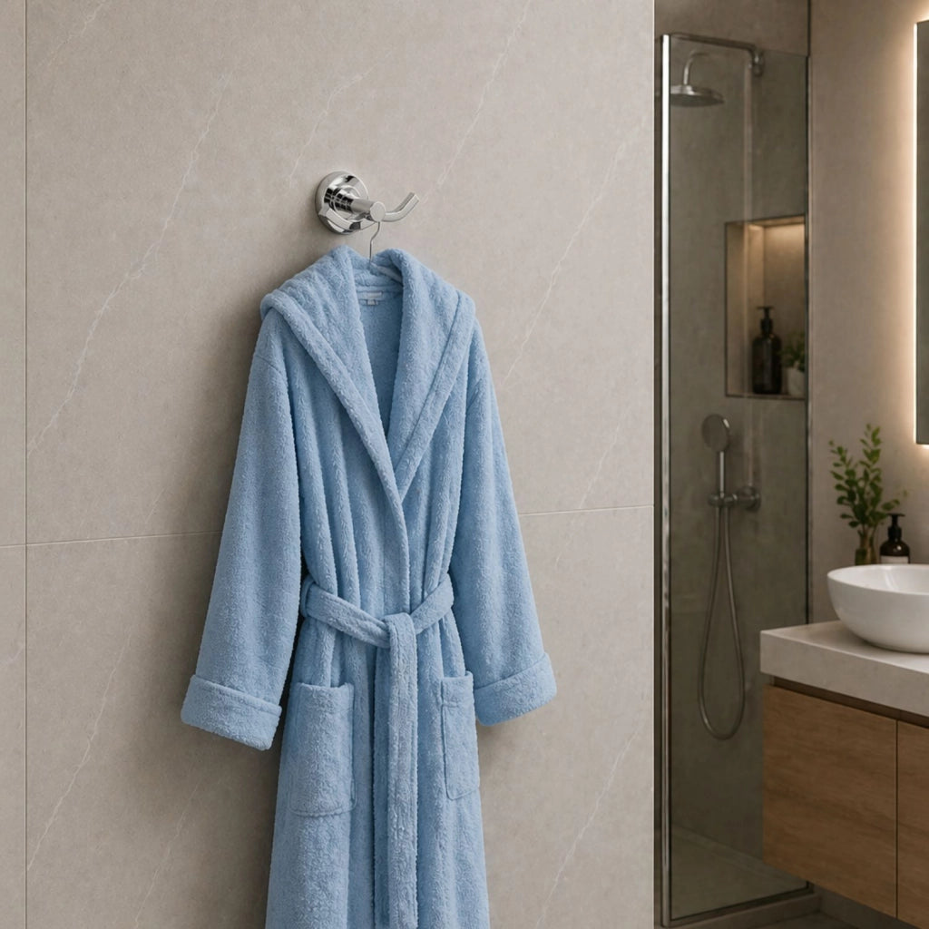 Appendino in ottone cromato lucido per bagno elegante serie luparia *** finitura- cromo lucido, confezione 1