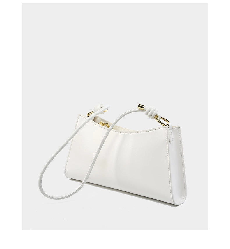 Borse a mano/a tracolla da donna in vera pelle, colore bianco