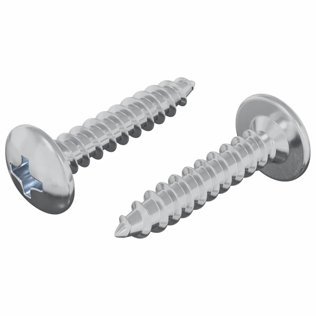 Chiodo autofilettante 2 pcs Zincato 4 x 20 mm Acciaio 864502