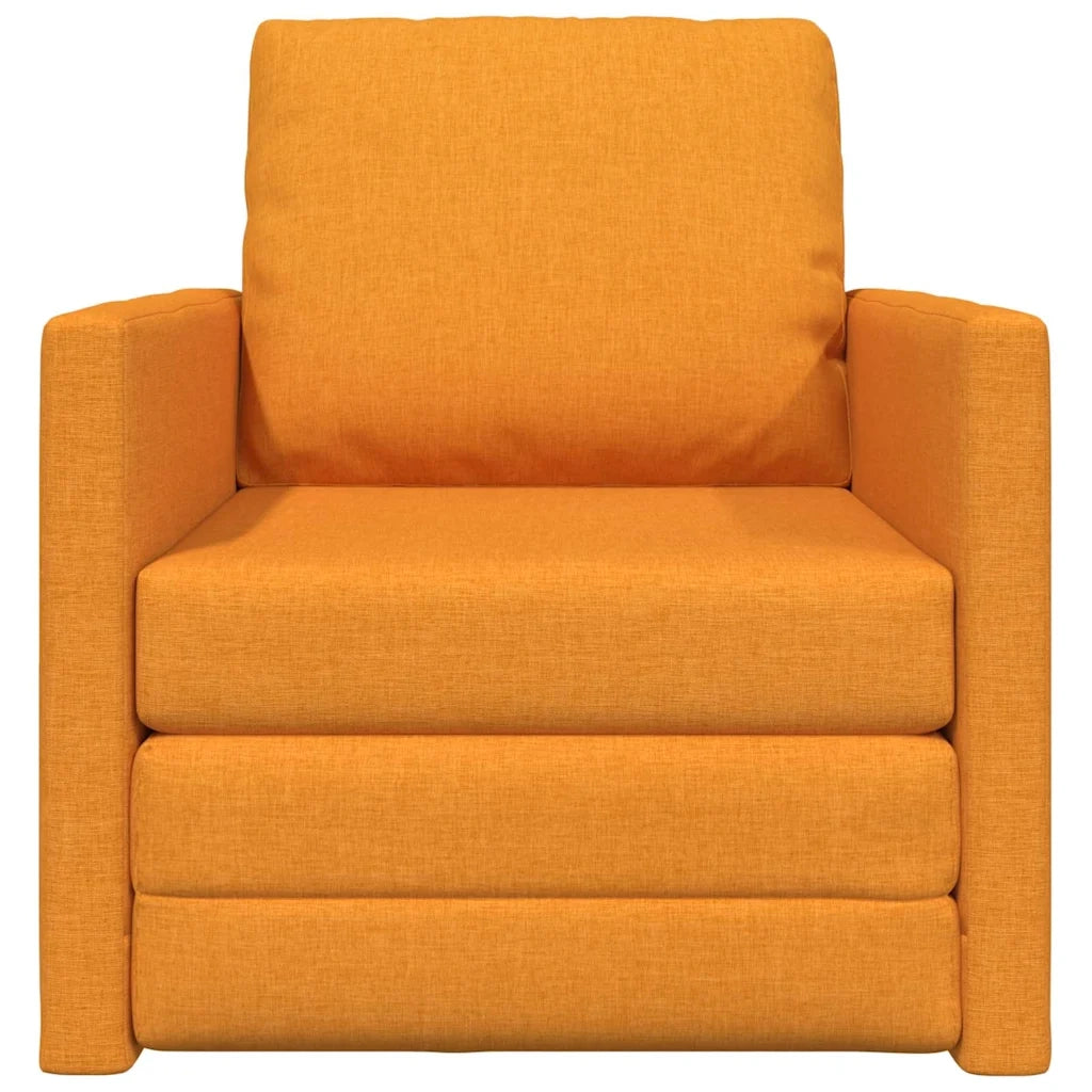 Divano letto-Sofa Letto-Daybed Giallo Scuro 74 x 77 x 81 cm Tessuto