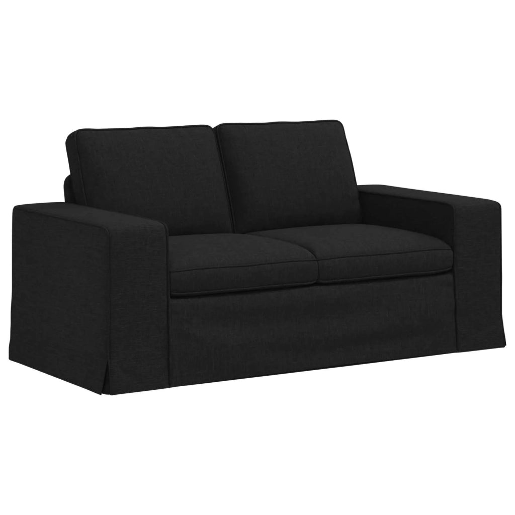 Divano Nero 162 x 80 x 82 cm Tessuto 42024385