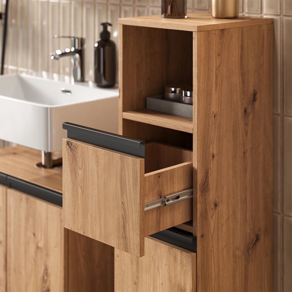 Vicco Set di mobili da bagno Artigiano 3 pezzi, con cabinet midi
