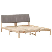 Letto matrimoniale | Letto per adulti | Struttura del letto Marrone 180 x 200 cm Pino massello
