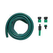 Set avvolgitubo da giardino 19mm x 7.5m con adattatore 3/4-1/2, connettori e ugello regolabile 1/2