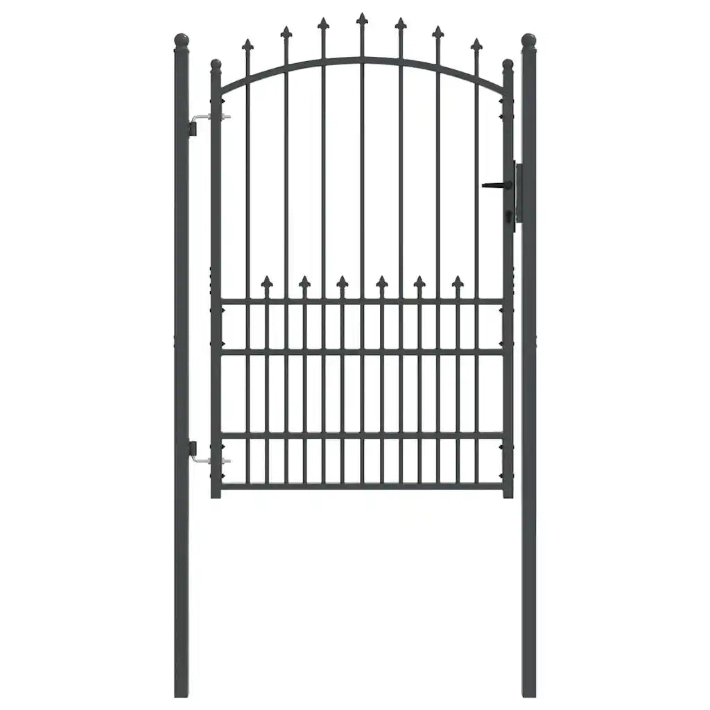 Cancello della recinzione con punte EMMEN 170 x 100 cm
