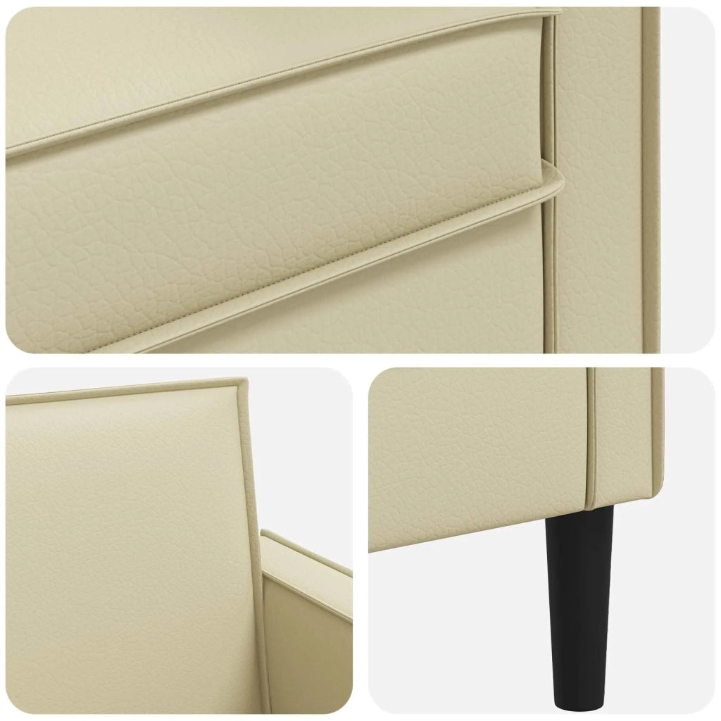 Poltrona XXL Crema Similpelle 42043530