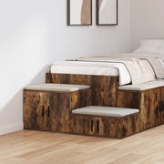 Armadio vitaXL in rovere affumicato 108x41x40 cm in legno ingegnerizzato