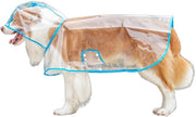Giubbotto impermeabile per animali domestici, 2XL, blu cielo, giubbotto per cani, impermeabile e leggero