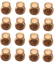 Stoel Been Vloerbeschermers in Silicone Bruini - Duraturi e Resistenti - 16 Stuks - Antiscivolo e Imprermeabile - Adatto per 30-45mm Mobili...