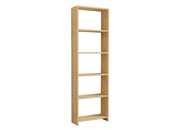 Libreria in legno "New" - 50 x 19 x 160 cm - Rovere