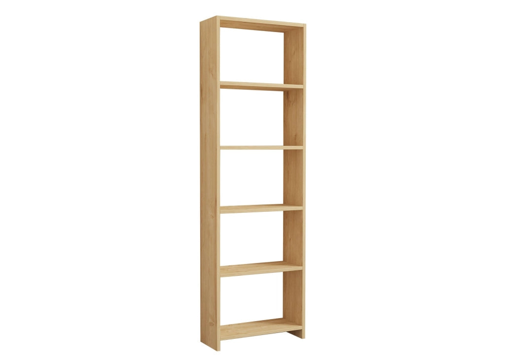 Libreria in legno "New" - 50 x 19 x 160 cm - Rovere