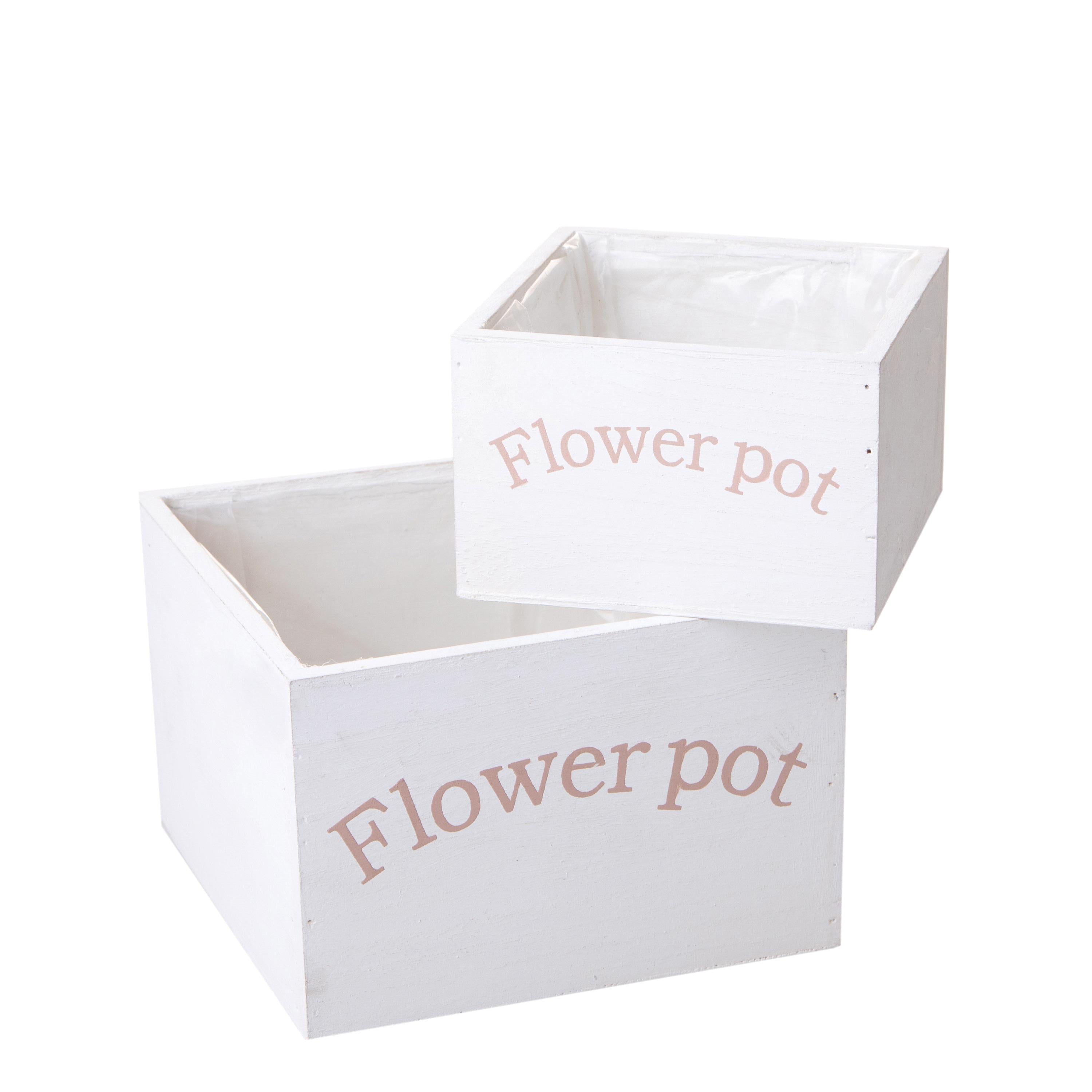 Set 4 Cubi 19 14 cm Legno