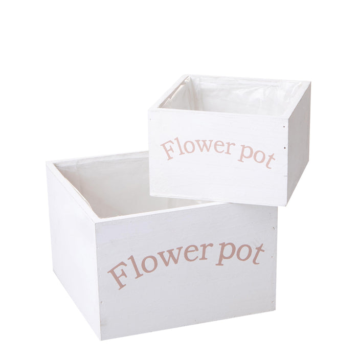 Set 4 Cubi 19 14 cm Legno