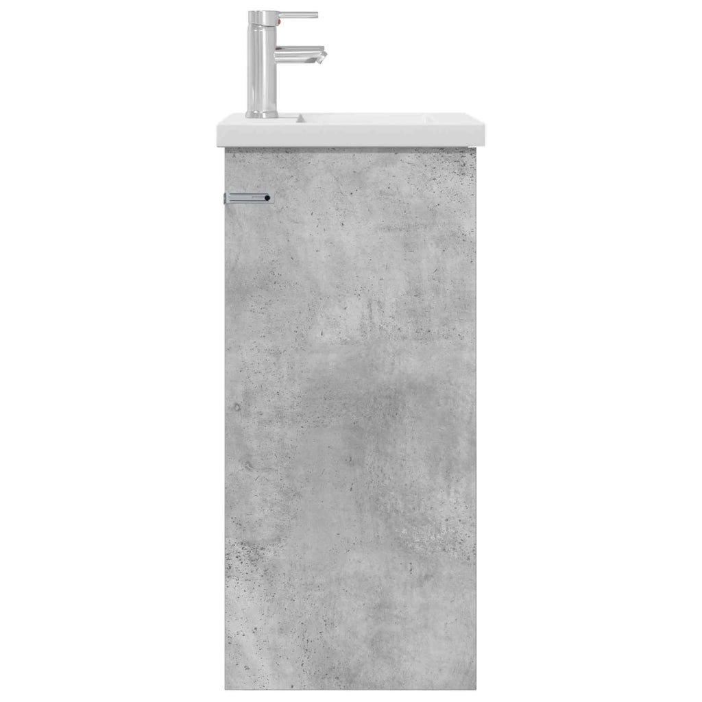 Mobile da bagno con lavabo Grigio Cemento 42 x 40 x 84,5 cm 890723