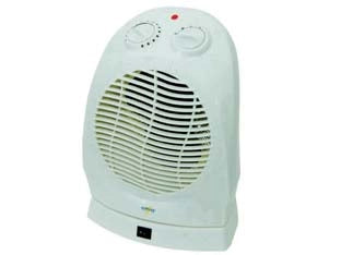 TERMOVENTILATORE RUOTANTE CON TERMOSTATO 2000W  cm.24x21x31h.    SYNTESY