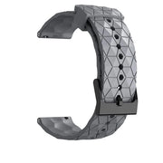 Cinturino orologio universale 22 mm in silicone sportivo grigio - Cinturino orologio universale 22 mm - Cinturino orologio per orologi analogici e smartwatch