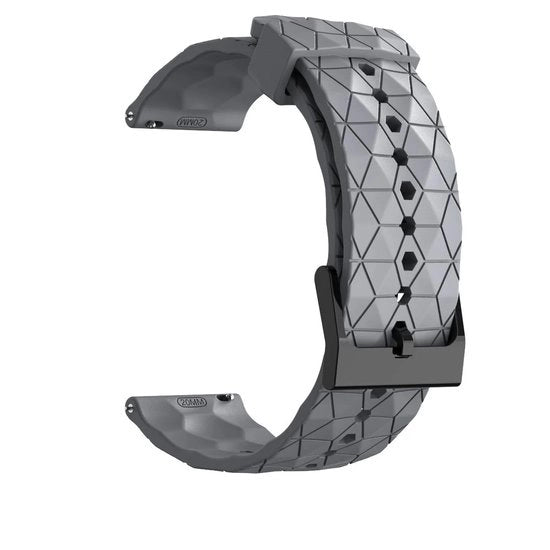 Cinturino orologio universale 22 mm in silicone sportivo grigio - Cinturino orologio universale 22 mm - Cinturino orologio per orologi analogici e smartwatch