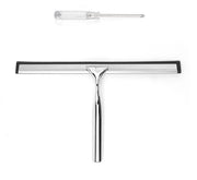 Douchewisser di silicio, 10 pollici, con vetroresina rimovibile, per doccia, bagno, cucina, finestra, specchio, pavimento, tavolo