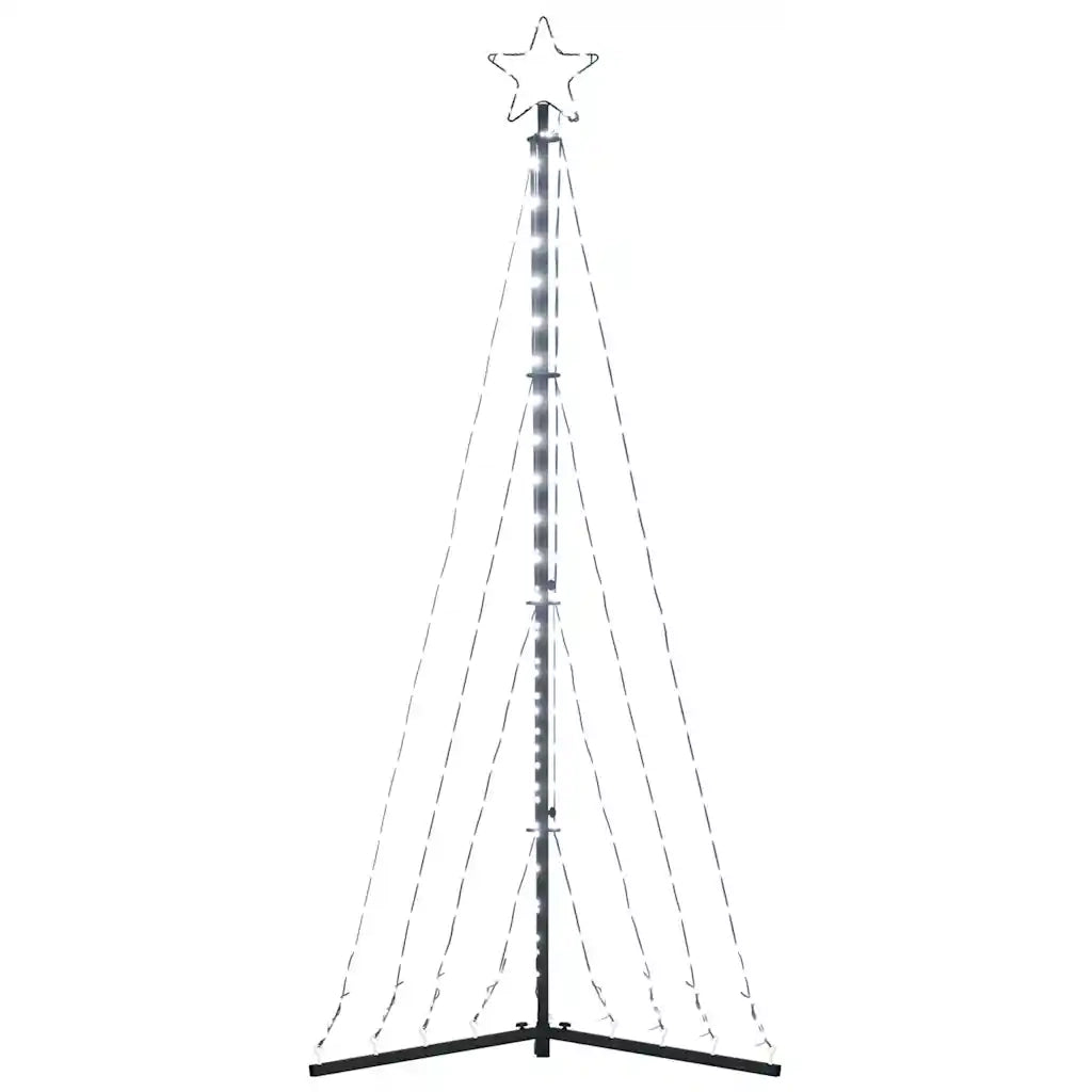 Albero di Natale a LED 339 LED Bianco Freddo 182 cm