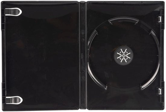 Pacco di 25 Confezioni Premium di Supporti per DVD in Nero - Soluzione di Archiviazione Duratura