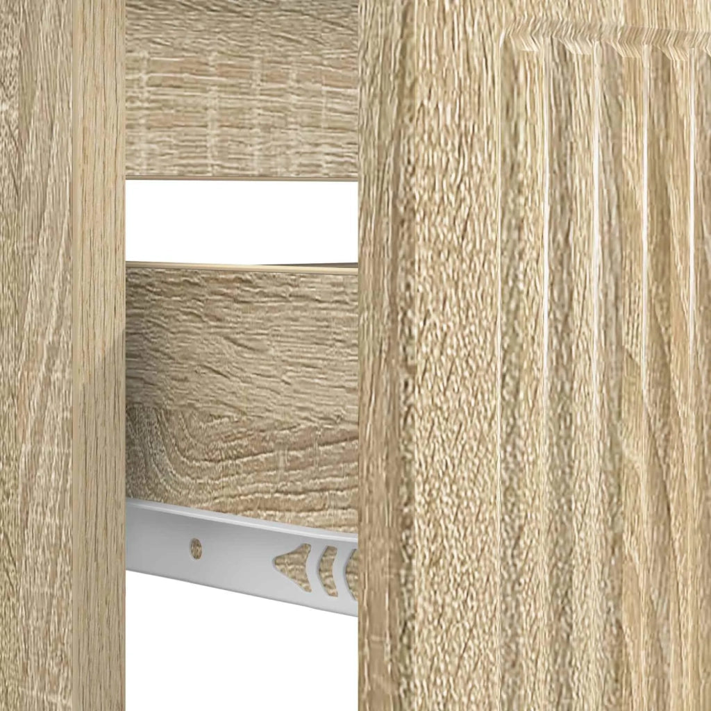 Armadio per Lavabo da Bagno EDE Rovere Sonoma 82 x 41 x 59 cm 895917