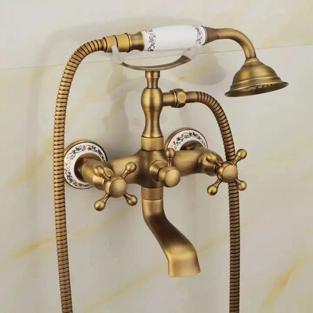Rubinetto Da Vasca Rea Rustico Antique Gold