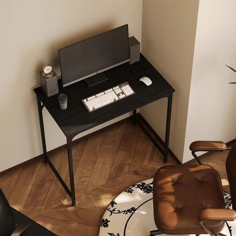 Scrivania per computer – Nera, stile industriale, loft moderno, 80 cm