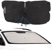 Ombrello per Auto 145 x 85 cm - Opvouwabile - Protezione UV 99% - Isolamento Termico - Adatto per SUV/MPV - Polyester Duraturo - Ombrello per Auto