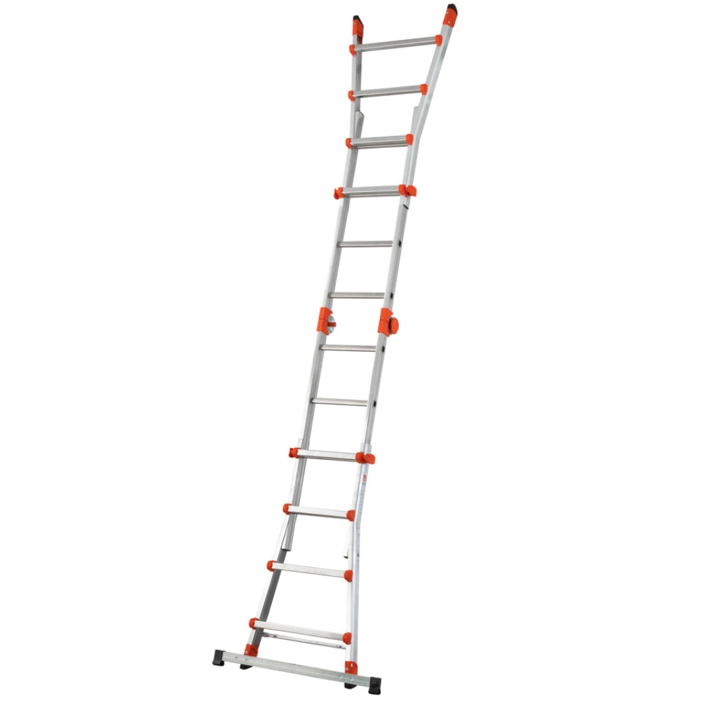 Scala telescopica professionale 4+4 alluminio rinforzato multifunzione en131-4