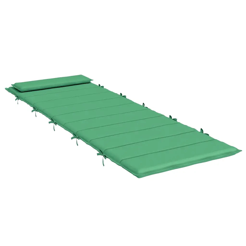 Cuscino per Lettino Verde 180x60x4 cm in Tessuto Oxford 361857