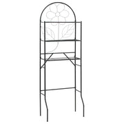 Mensola da bagno 60 x 33 x 174 cm nero 02_0005503