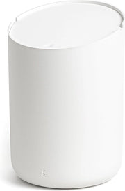 Bacetto per residui personali - Design esclusivo per la vasca da bagno, 2L, antiscivolo, comprensivo di contenitore interno e funzione Smart Bag - Bianco