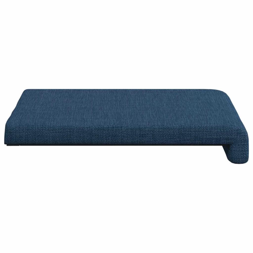 Cuscino per panchina 2 pcs Tessuto Blu Profondità 35 cm 42043016