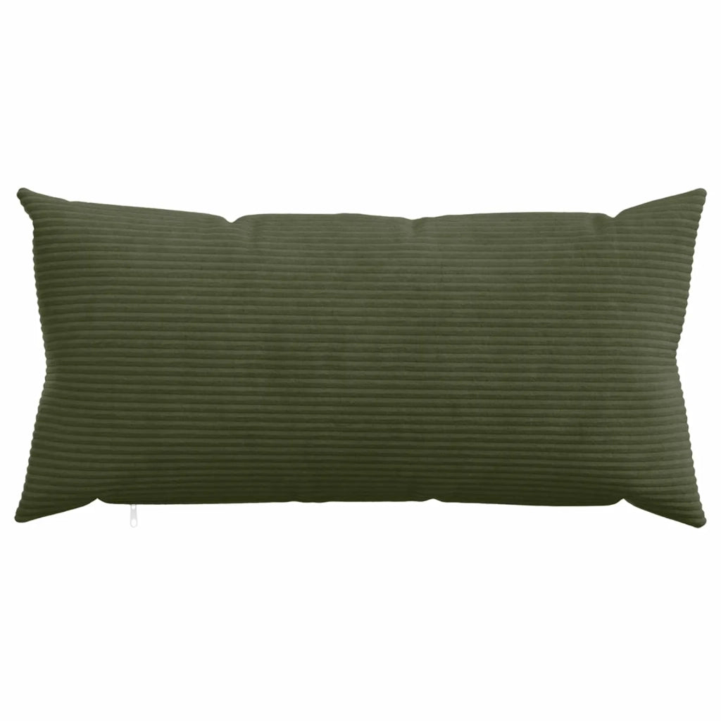 Federa 12 pcs HEERLEN Verde 40 x 80 cm corduroy 909933