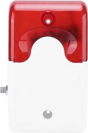 Alarme di allarme 12V DC con sirena stroboscopica e segnalazione di intrusione con suono e luce.