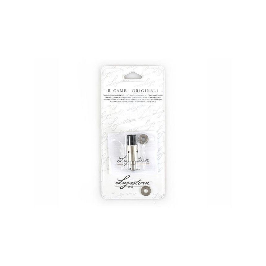 Lagostina 090024080000 Valvola di Esercizio a Pomolo per Pentole a Pressione Ricambio Originale per Modelli Gaia Pratica Mia Irradial Inoxfire colore Nero