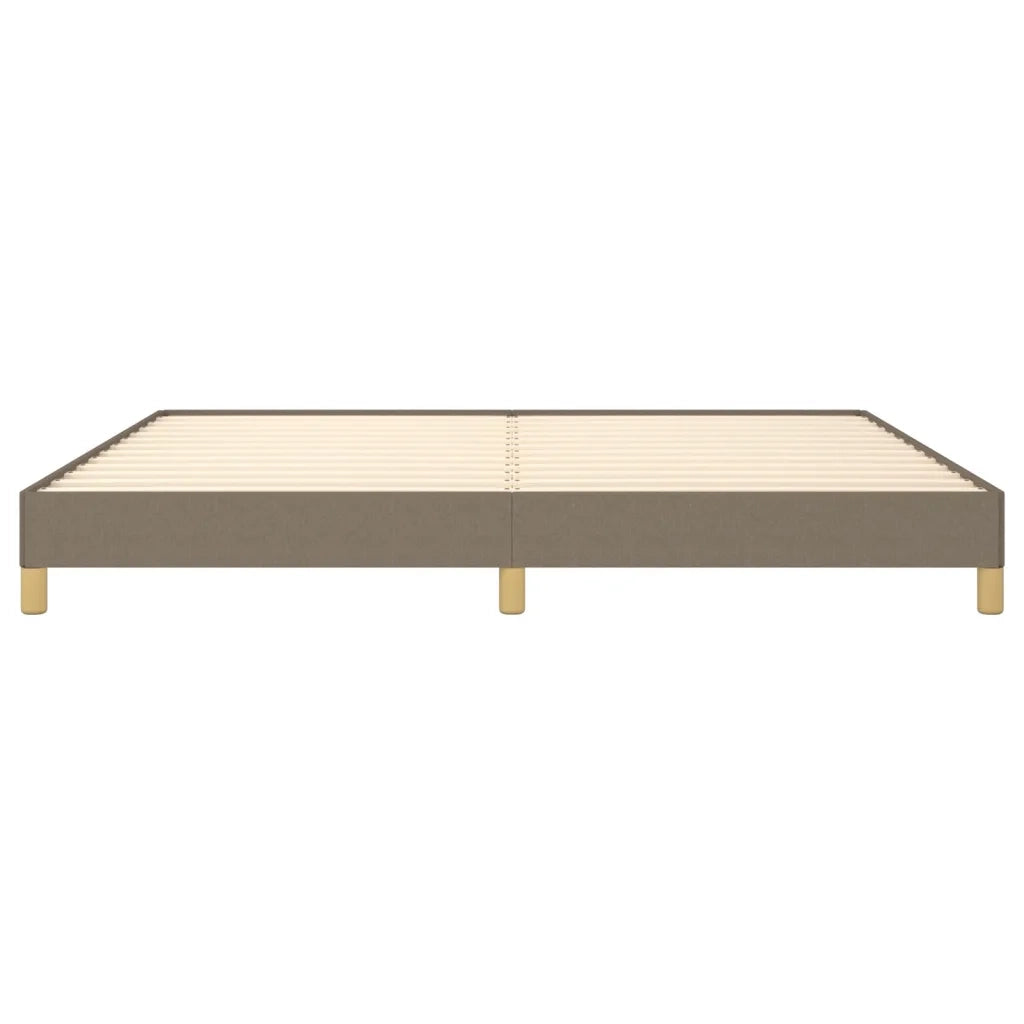 Giroletto senza Materasso-Struttura Letto Tortora 200x200 cm in Tessuto 879453