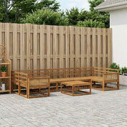 Set di divani da esterno 8 pcs Naturale