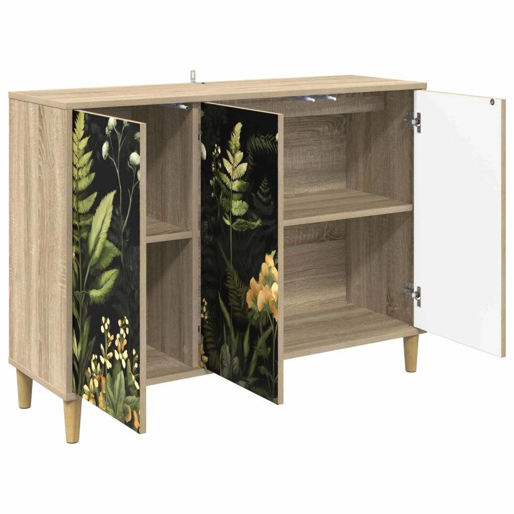 Credenza RHENEN Sonoma 102 x 33 x 75 cm Legno ingegnerizzato 8006949