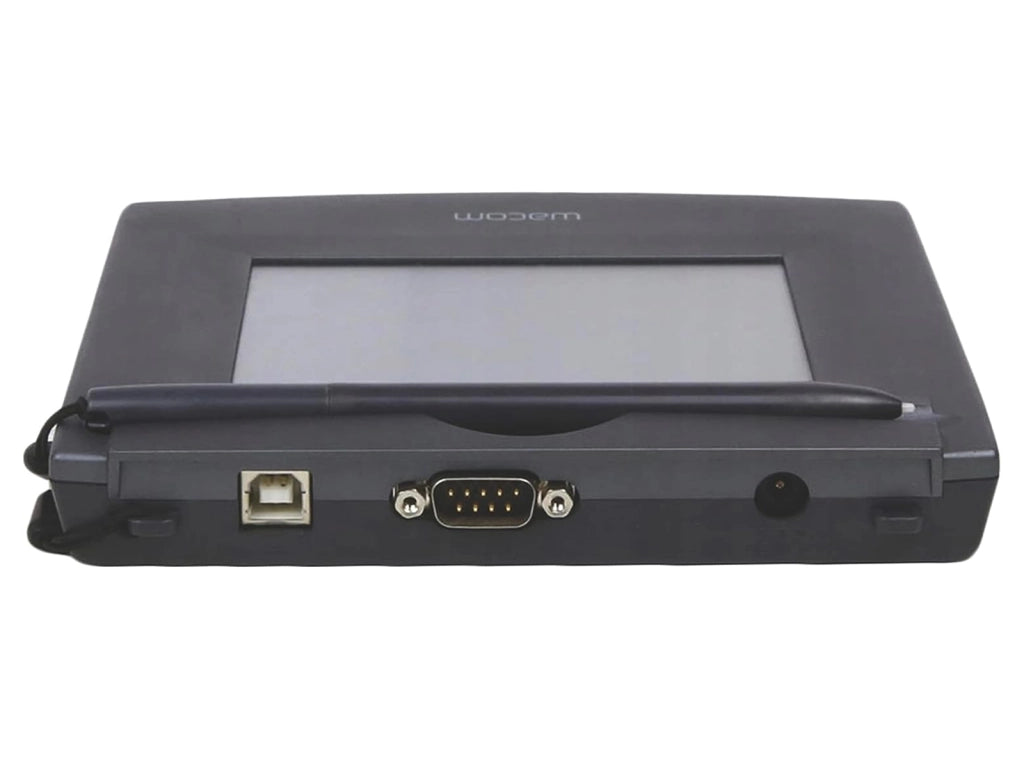 Tavoletta Wacom STU-500 da 5" con Schermo TFT in Bianco e Nero per Firma Digitale Include Penna Cavo USB AB Interfaccia Seriale RS232 e Schermo LCD in Vetro Temperato - Demo Espositivo