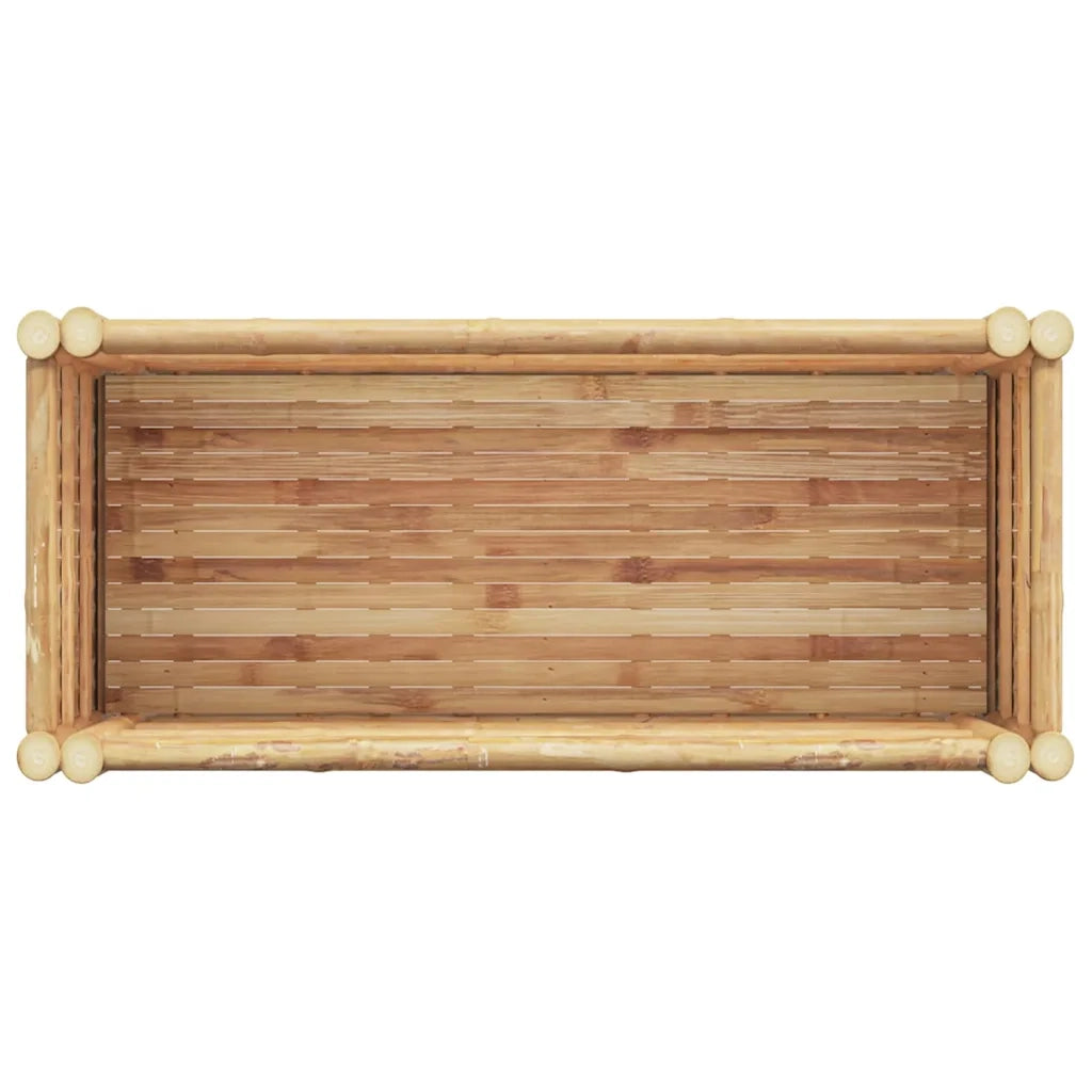 Fioriere | Cassetta per fiori | Letto Rialzato Marrone 70 x 35 x 70 cm Bamb¨´