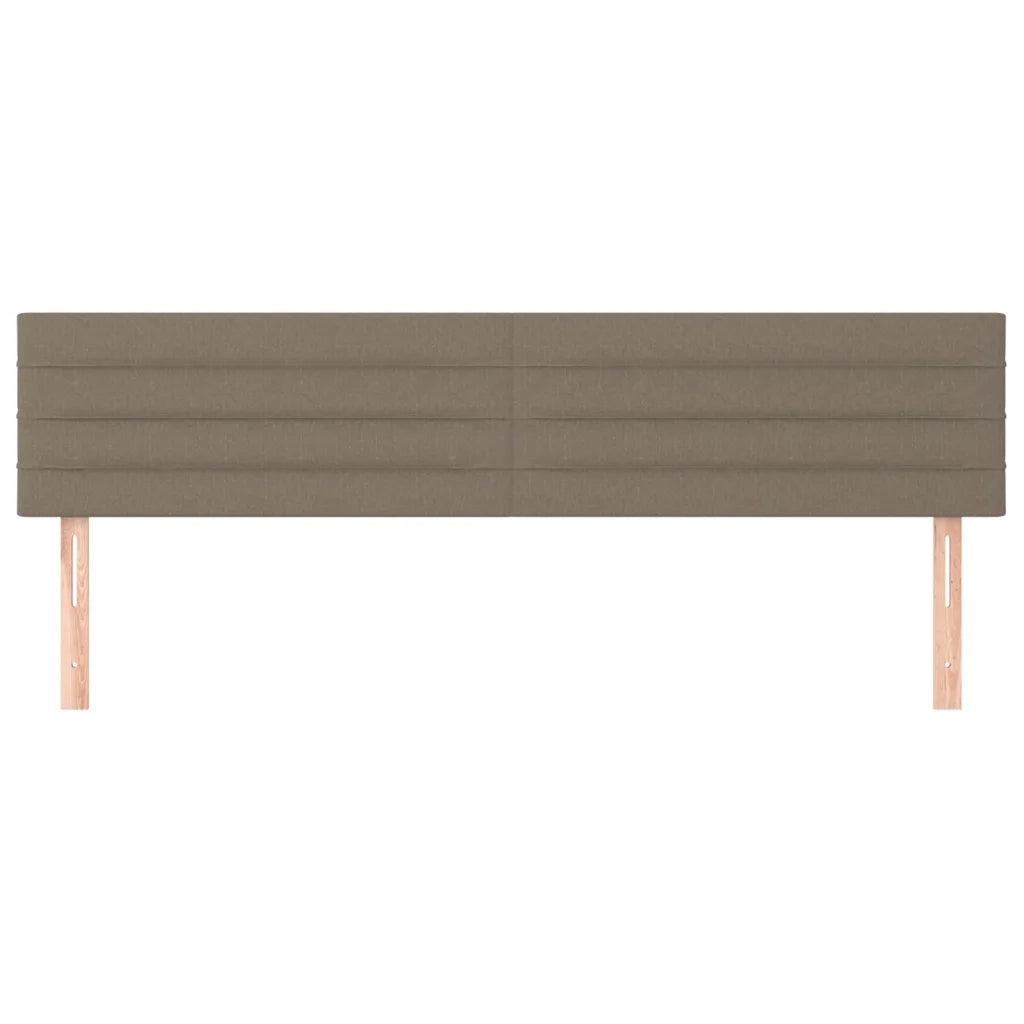 Testiera | Testata Tortora 180x5x78/88 cm in Tessuto