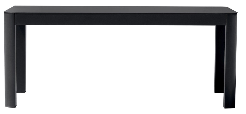 Tavolino da Giardino 100x55x40 cm in Alluminio Antracite