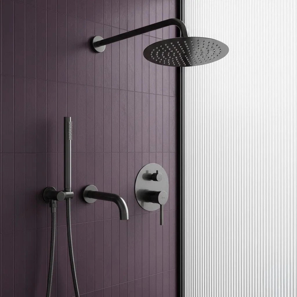 Set Doccia E Vasca Da Incasso Rea Lungo Titan + Box