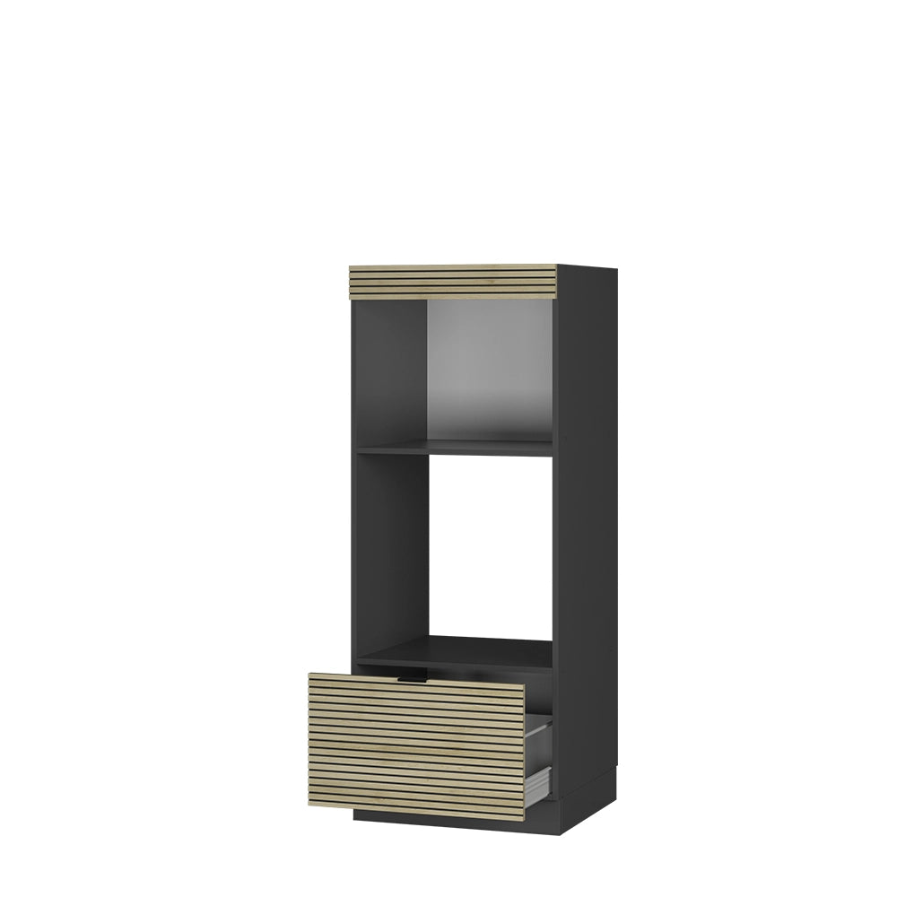 Vicco Set mobili bagno Pannello in quercia 60 cm aperto