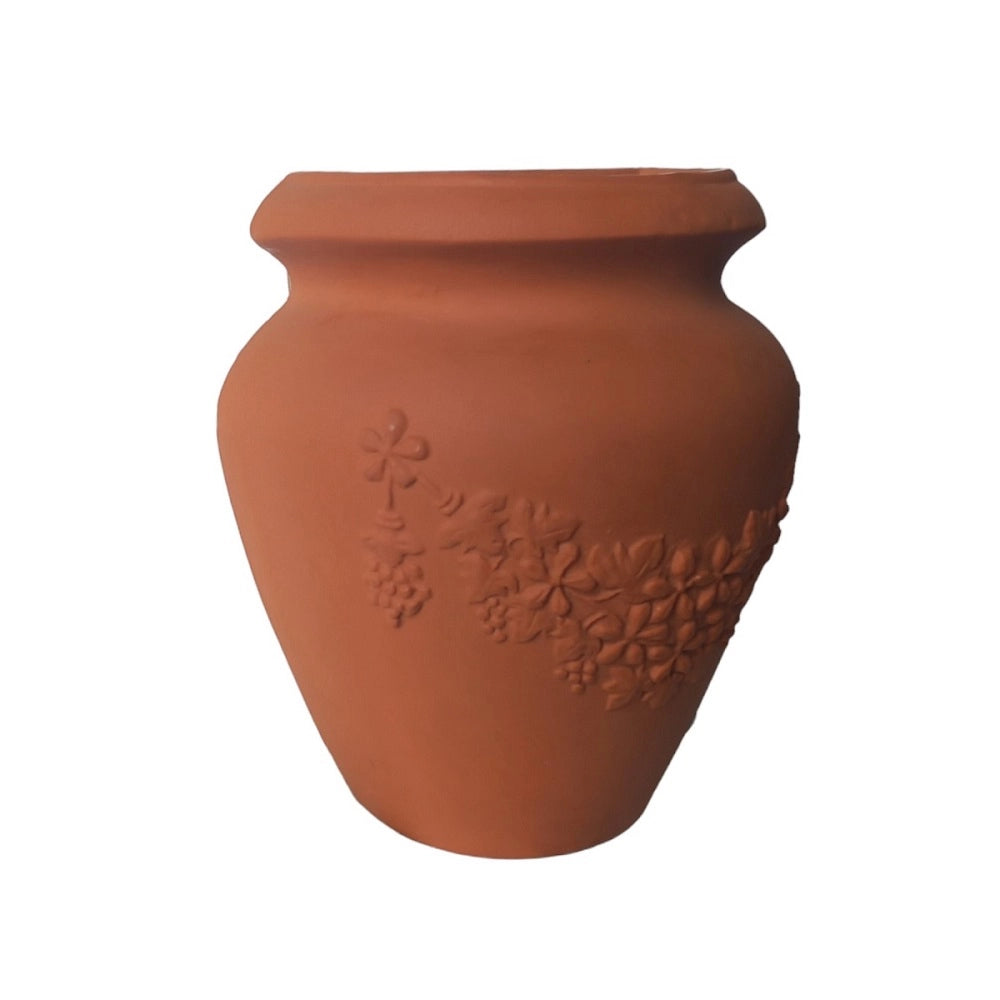 Cheonda - Garden Italia GERLA Vaso a Parete Orcio 28×31 cm in Resina – Made in Italy, Leggero e Antiurto, 100% Riciclabile Colore: TERRACOTTA