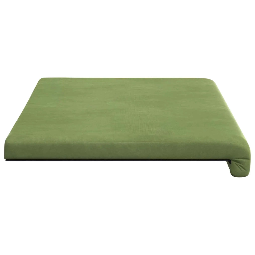 Cuscino per panchina Velluto (V) Verde chiaro Profondità 35 cm 42043255