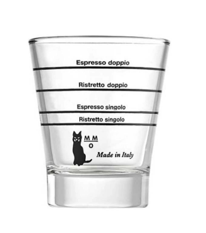 Set 6 Bicchierini Caffè in Vetro Graduato Caffeino 60 ml Motta